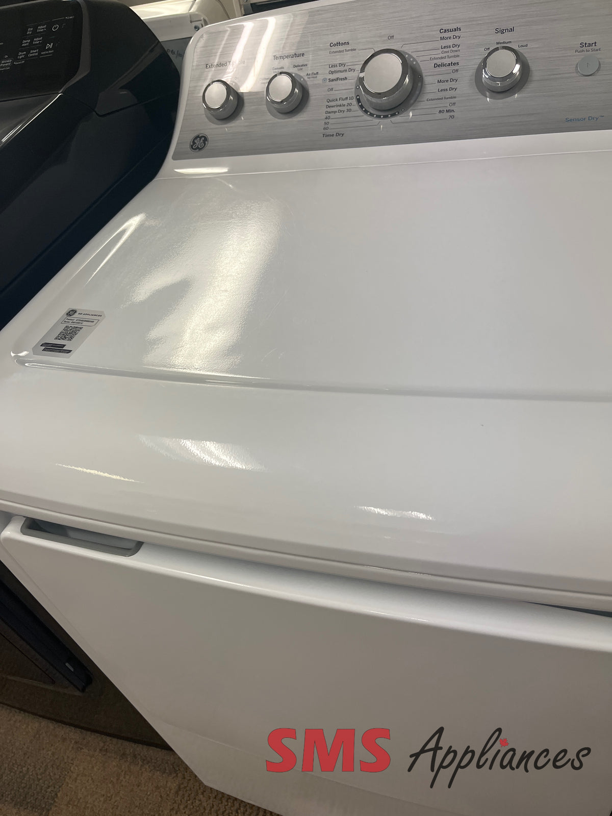 GE GTD45EBMRWS refurbished dryer view - for sale in Calgary
