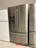 36" KitchenAid KRFF707ESS00 refurbished fridge - SMS Appliances Calgary
