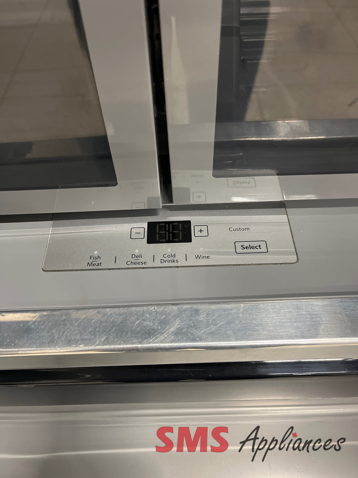 KitchenAid KRFF707ESS00 refurbished fridge detail - buy in Calgary at SMS Appliances