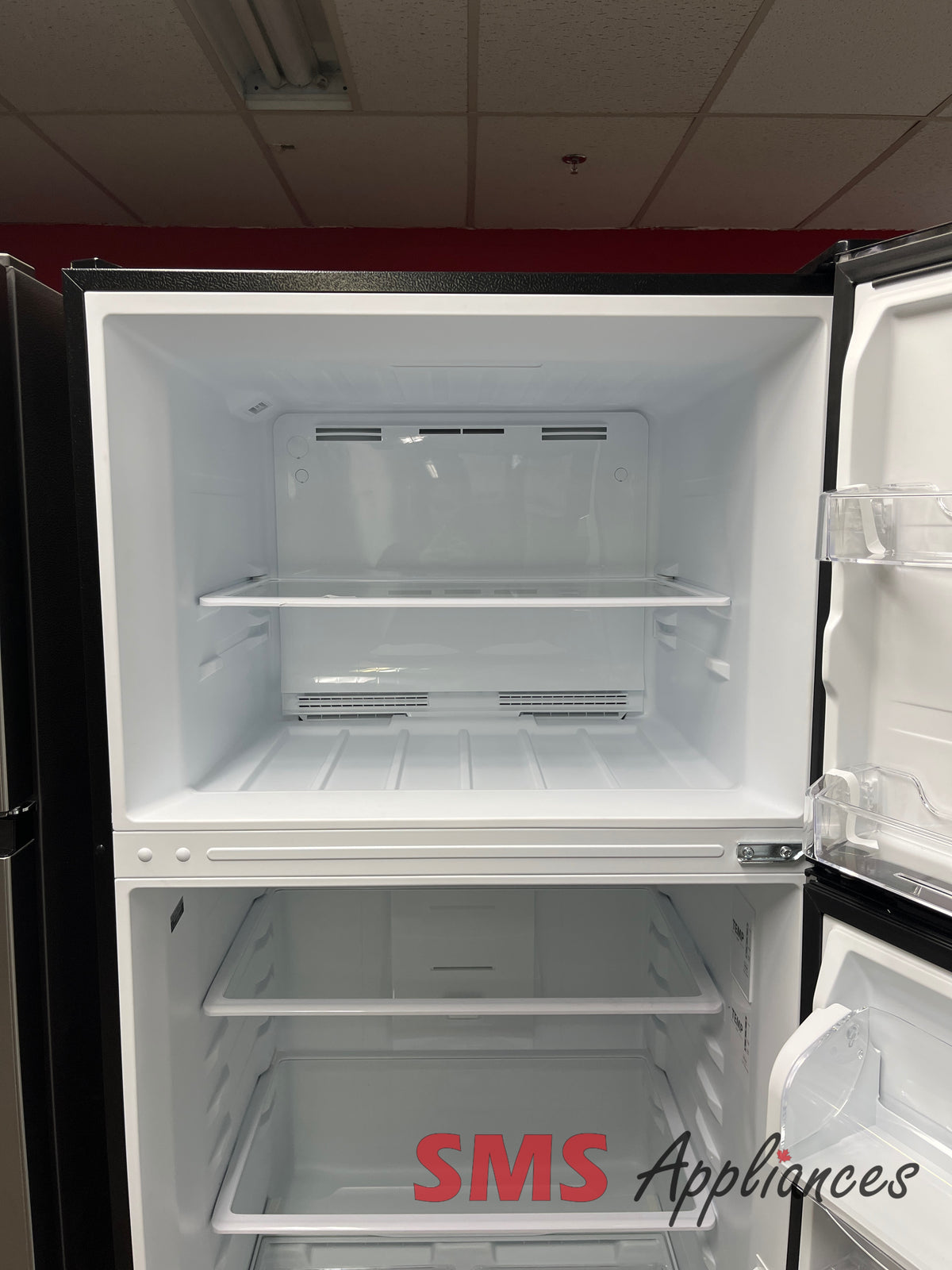 Refurbished MDTF18SSR5 fridge close-up - SMS Appliances