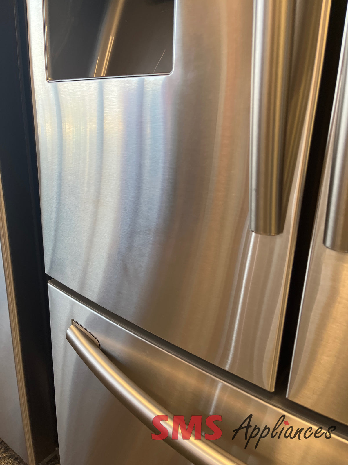 Samsung RF23HCEDBSR refurbished fridge photo at SMS Appliances Calgary