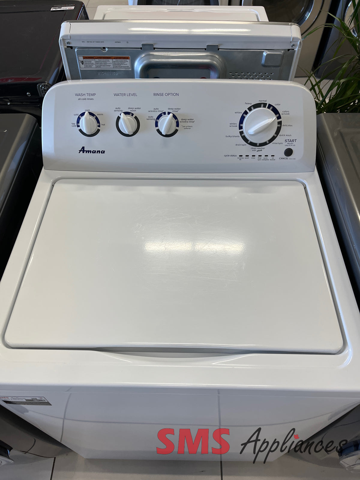 Amana NTW4519JW refurbished washer photo at SMS Appliances Calgary