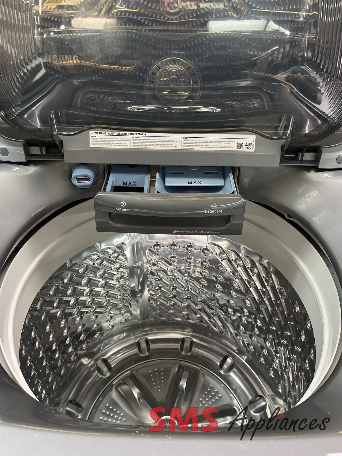 Samsung WA52M7755AP refurbished washer view - for sale in Medicine Hat