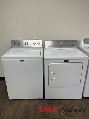 Refurbished 27.5" Laundry Set Maytag MVWC465HW/YMEDC465HW