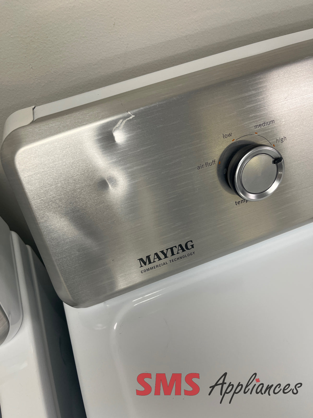 Maytag MVWC465HW refurbished laundry set photo at SMS Appliances Calgary