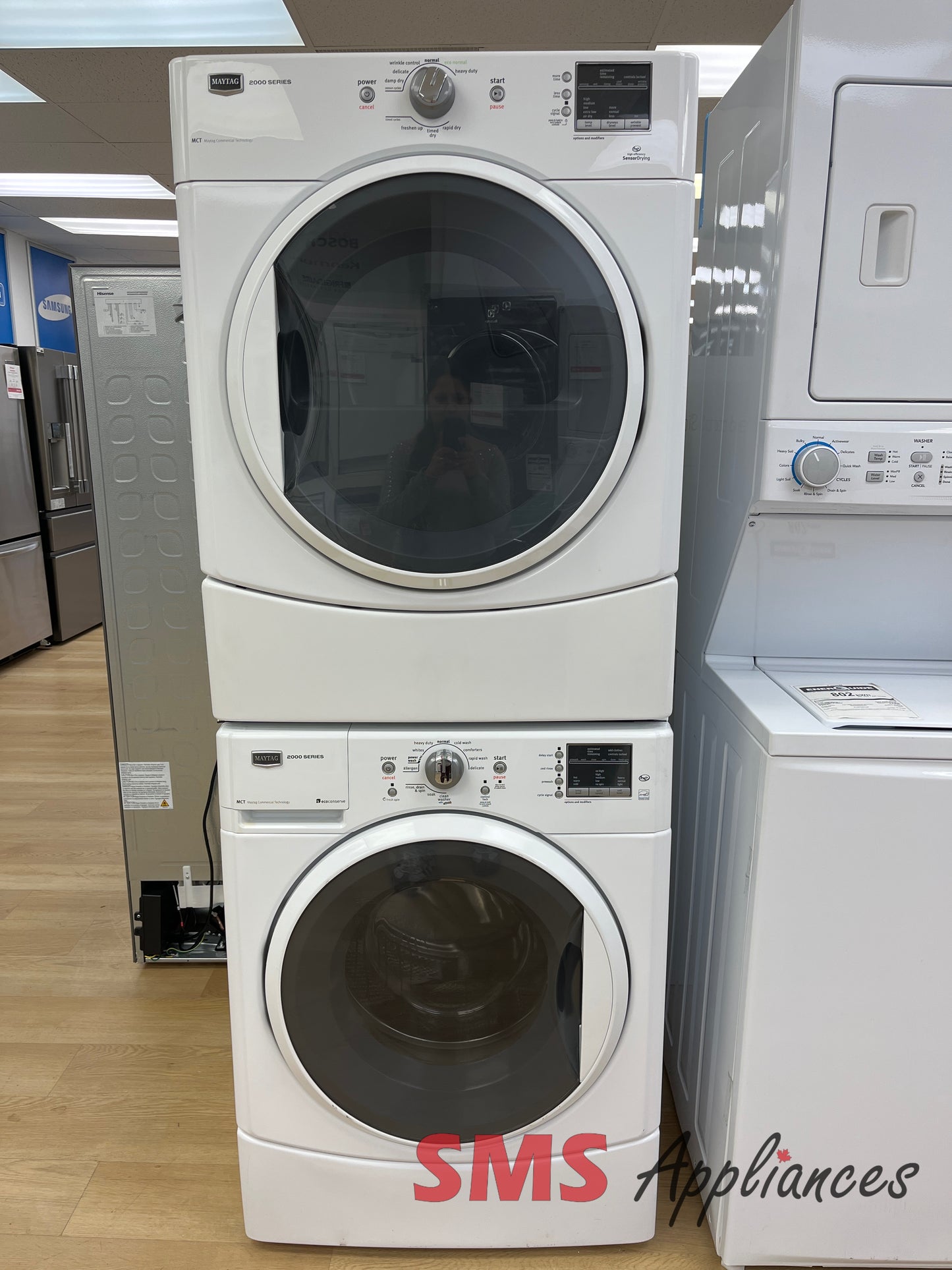 Refurbished Laundry Sets YMEDE201YW1/YMHWE201YW00 Maytag - Image 1