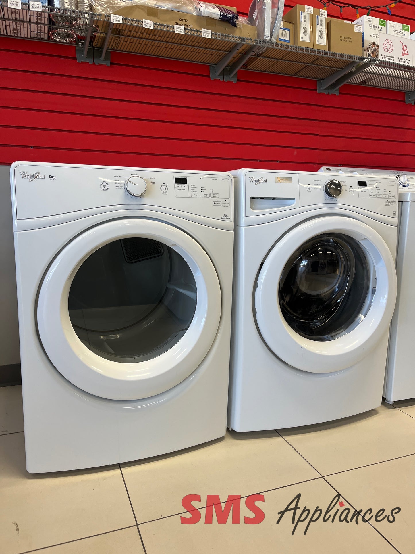 Refurbished Laundry Sets WFW75HEFW/YWED72HEDW Whirlpool - Image 9