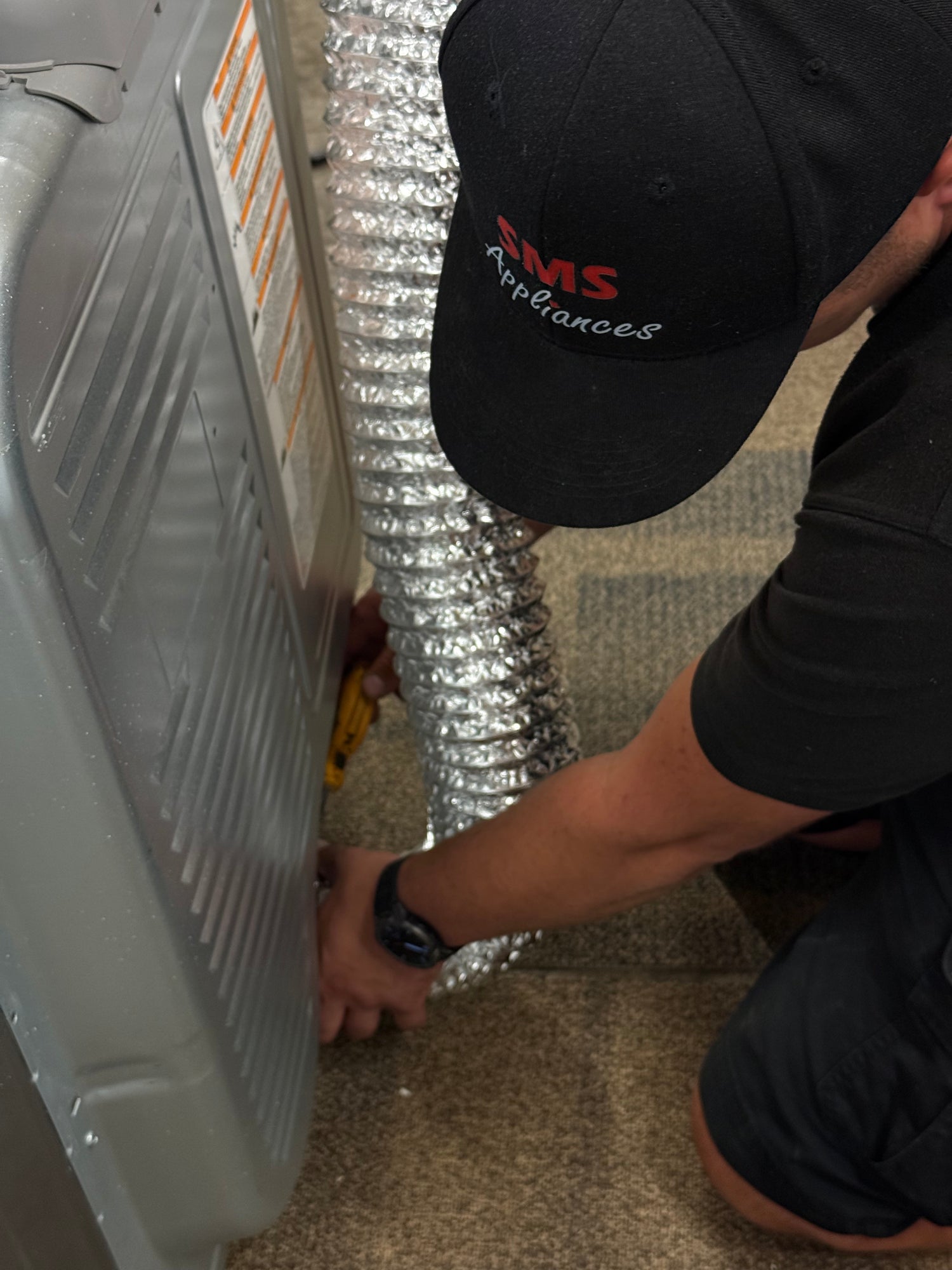 Expert dryer installation services in Saskatoon by SMS Appliances