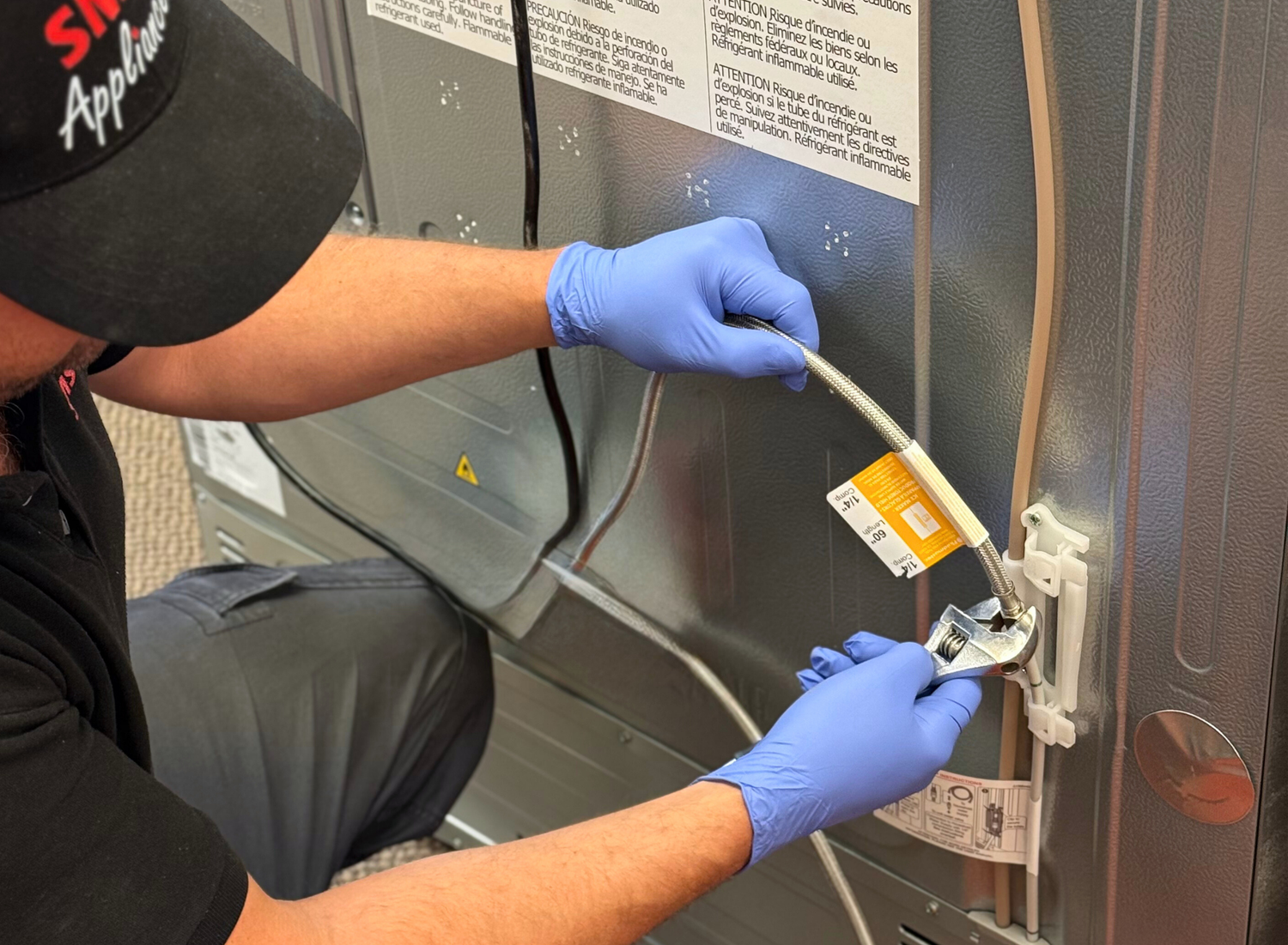 Fast and reliable appliance delivery in Airdrie by SMS Appliances, providing professional home delivery for fridges, washers, dryers, stoves, and dishwashers.