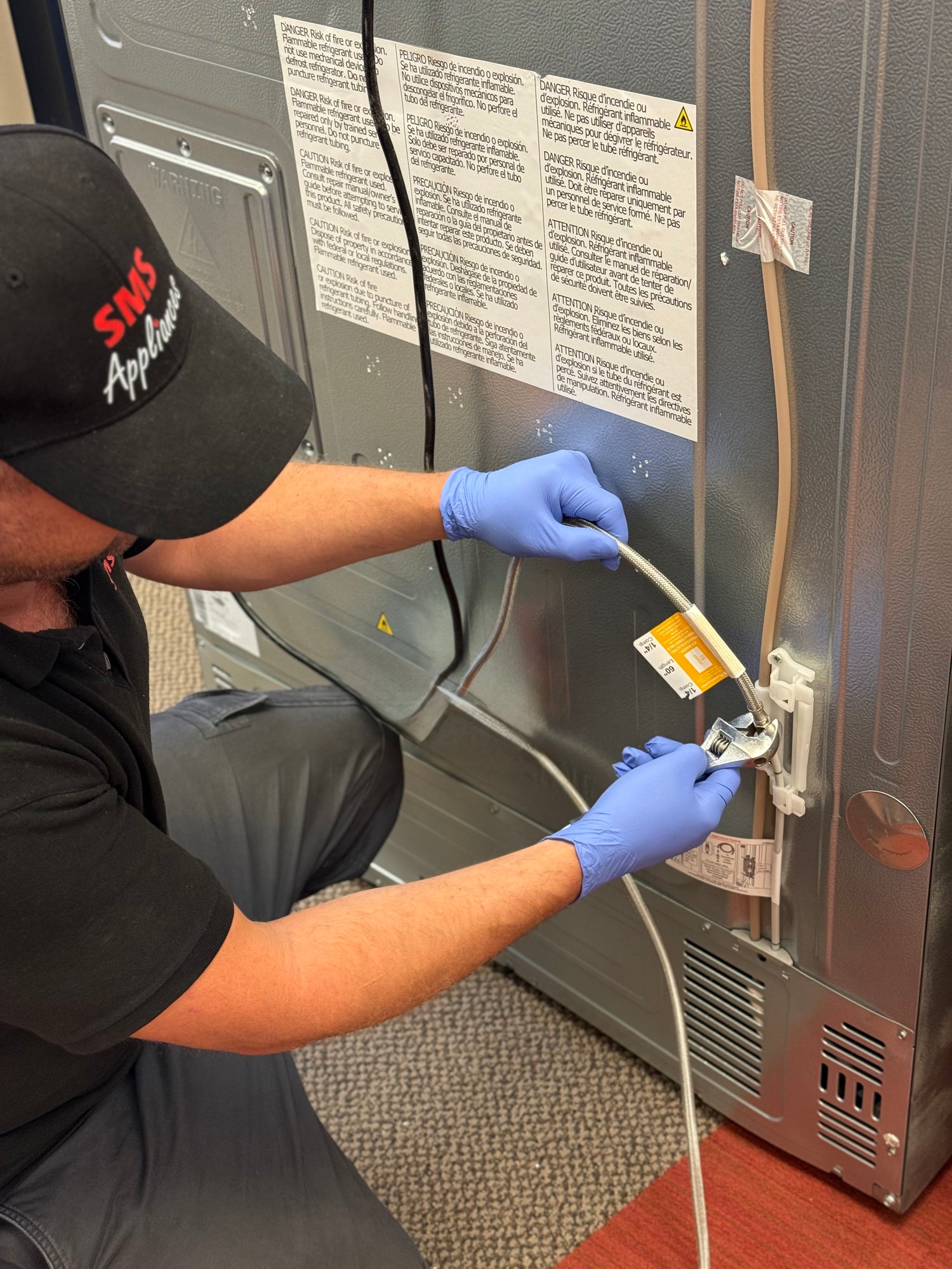 Freezer installation services in Calgary North – certified appliance technicians from SMS Appliances providing fast and reliable installation.