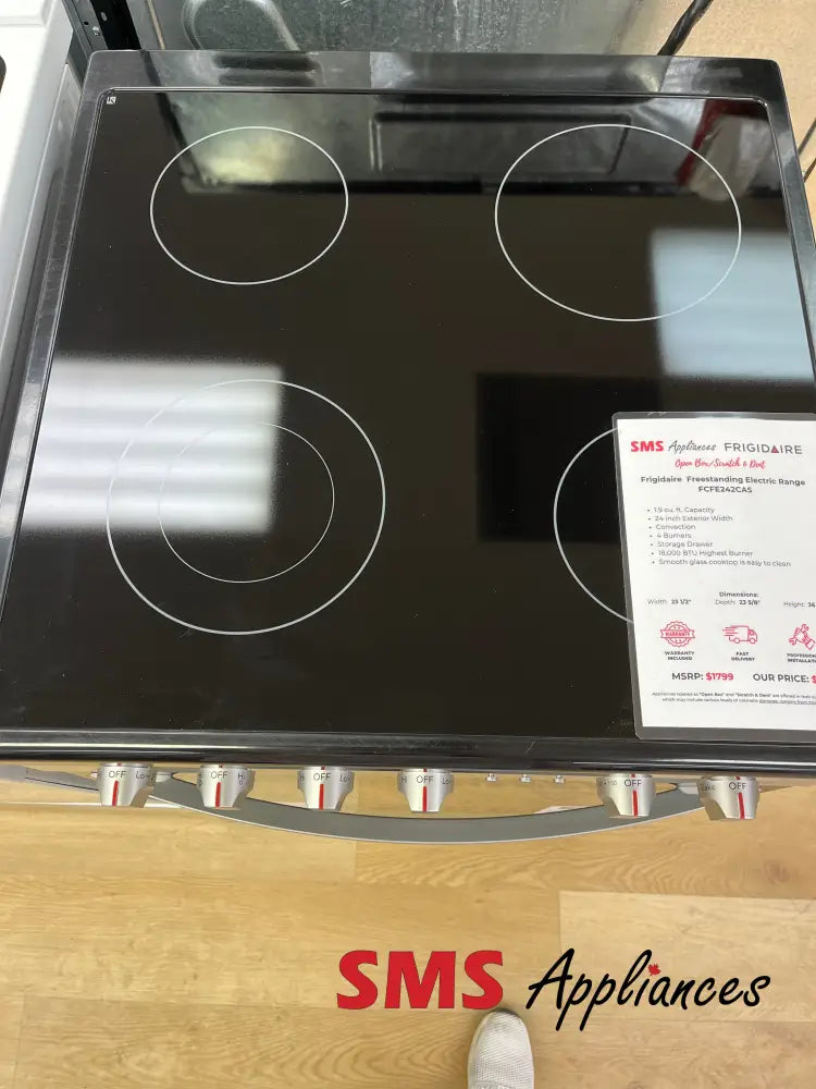 Open Box – 24’’ Stove Frigidaire FCFE242CAS