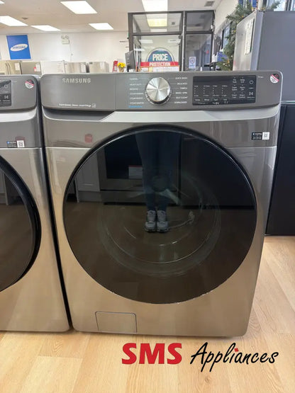 Open Box – 27’’ Laundry Set Samsung DVE45B6305P/ WF45B6300AP