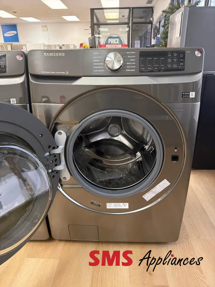 Open Box – 27’’ Laundry Set Samsung DVE45B6305P/ WF45B6300AP