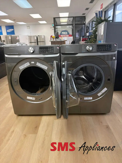 Open Box – 27’’ Laundry Set Samsung DVE45B6305P/ WF45B6300AP