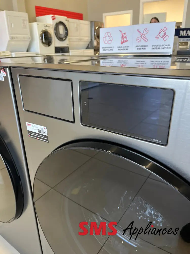 Open Box – 27’’ Laundry Set Samsung WF90F53ADSA