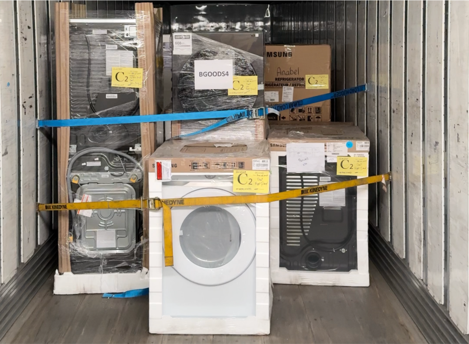 Open box appliances at SMS Appliances Medicine Hat, offering discounted fridges, washers, dryers, and stoves with warranty, delivery, and installation services.