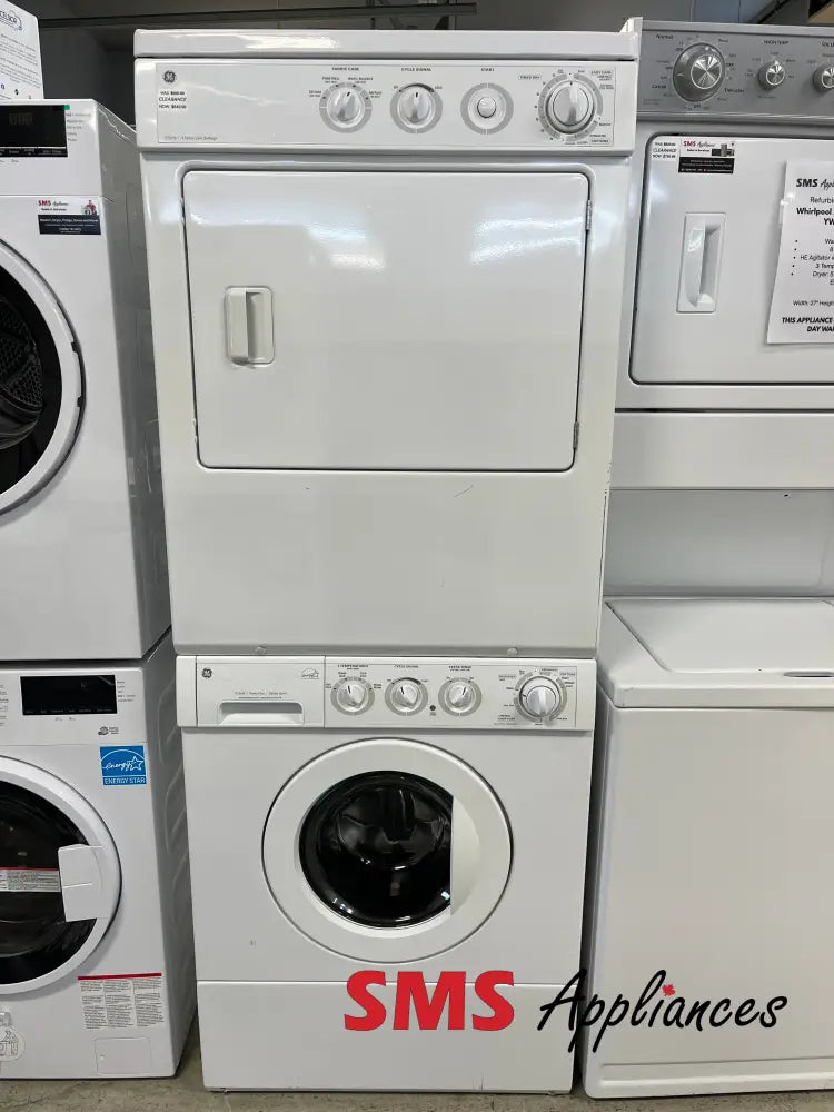 Refurbished – 27’’ Laundry Set GE WXXH208H3WW / PSXH43EC0WW