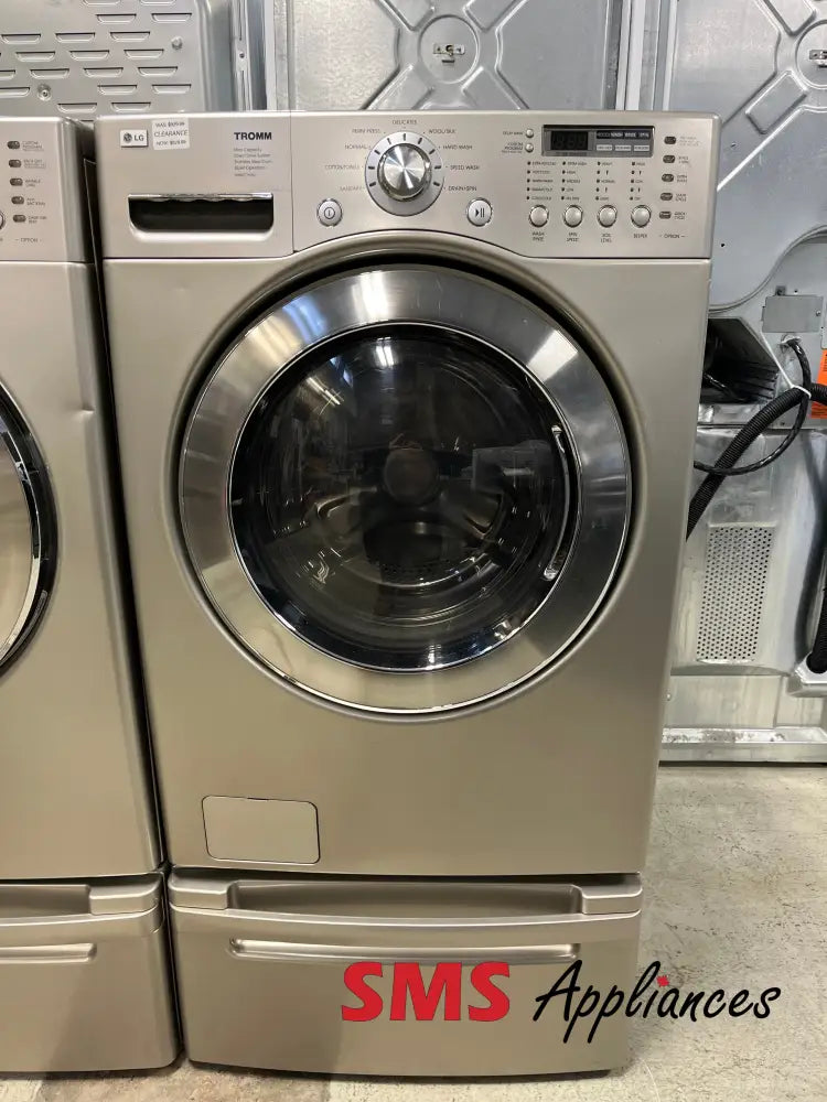 Refurbished – 27’’ Laundry Set LG WM2677HSM / DLE5977SM