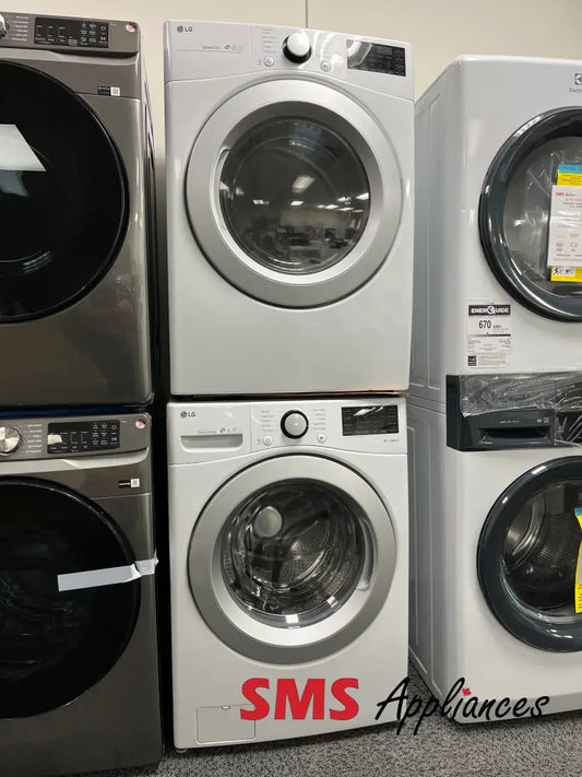 Refurbished – 27’’ Laundry Set LG WM3500CW/DLE3500W