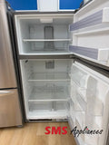 Refurbished 33” Stainless Steel Top Mount Fridge