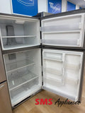 Refurbished 33” Stainless Steel Top Mount Fridge