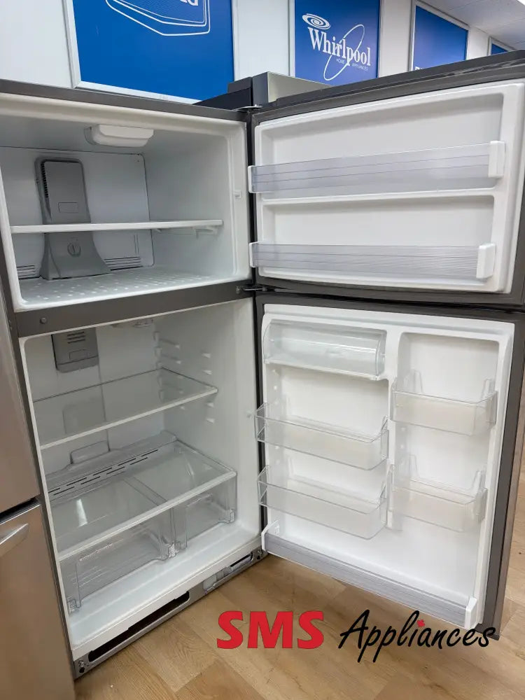 Refurbished 33” Stainless Steel Top Mount Fridge