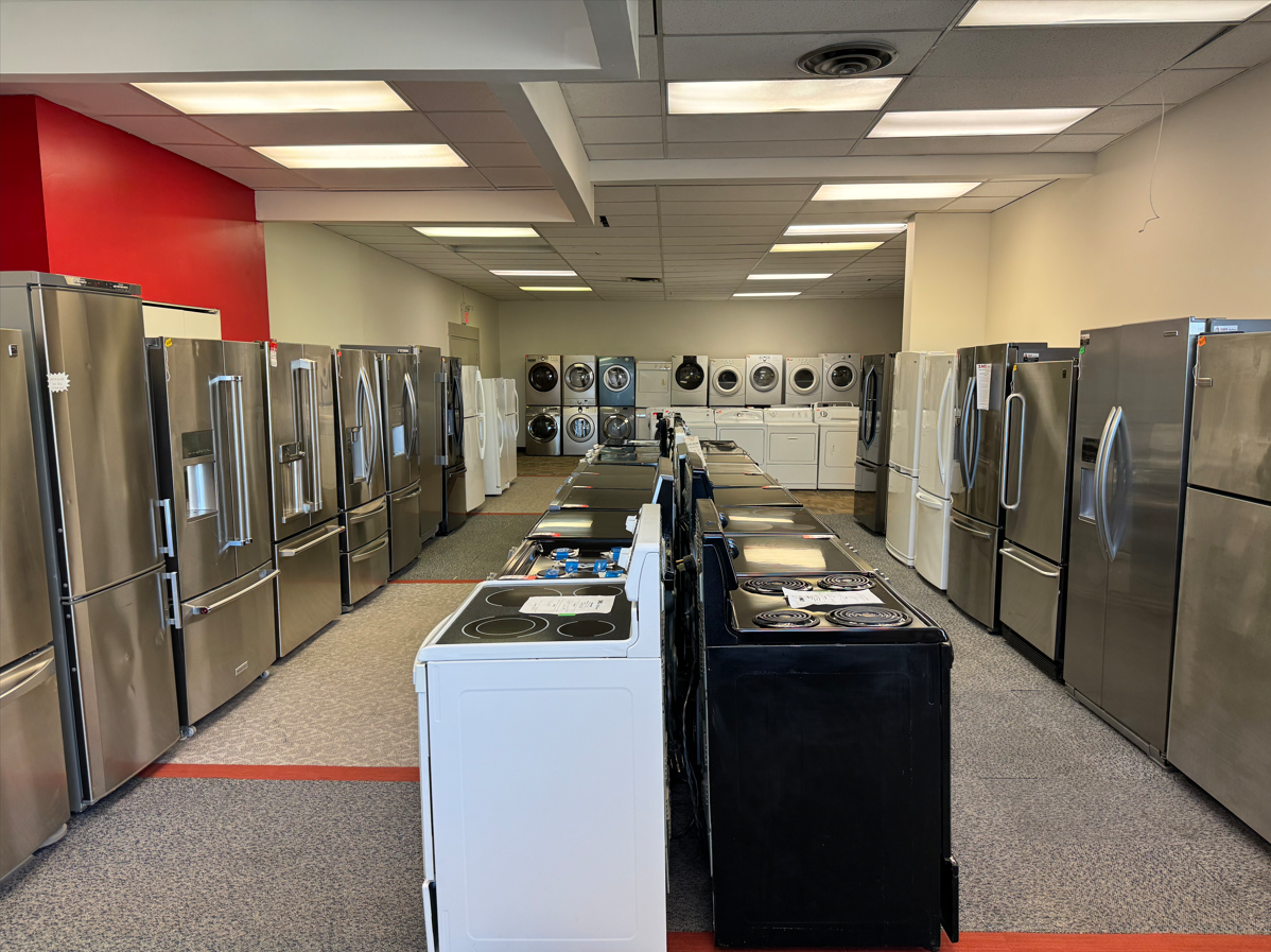 affordable refurbished appliances for sale in calgary, saskatoon, and regina by SMS Appliances with warranty and expert quality assurance