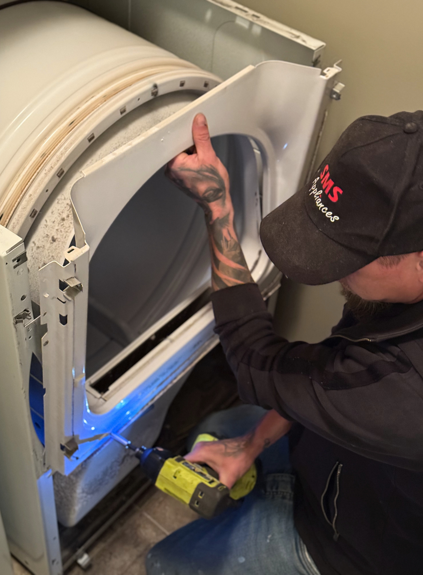 Professional appliance repair services in Saskatoon by SMS Appliances, fixing fridges, washers, dryers, stoves, and dishwashers with expert technicians and reliable service.
