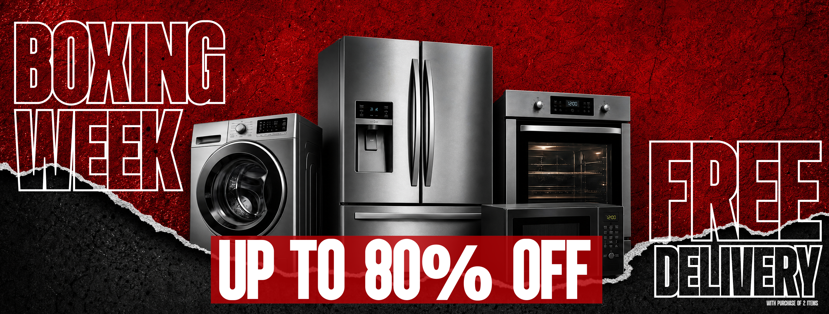 Boxing Week - Up to 80% Off + Free Delivery